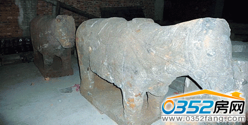 大同近郊出土兩尊石馬文物部門已妥善將其保存