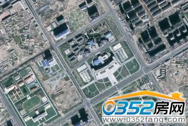 衛(wèi)星拍攝下的中國某城鎮(zhèn)