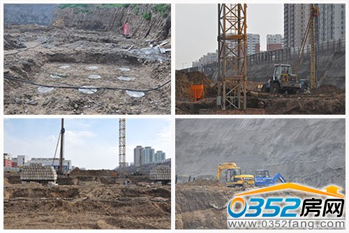 奕城名都8——10號樓正在打樁,在售為8#、10#