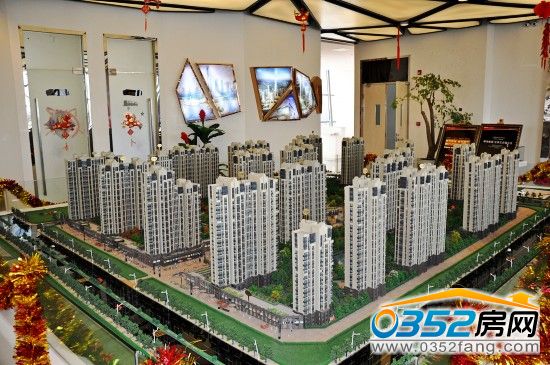 綠地世紀城沙盤圖