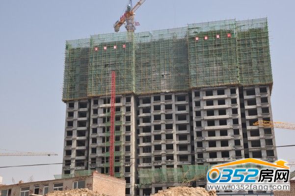 睿和錦城5月22日B12#樓已建19層