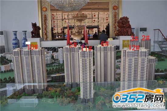 凱順佳園沙盤圖