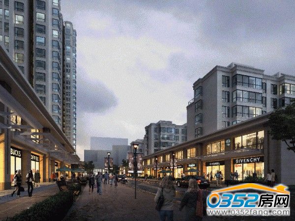 中央美域商鋪效果圖