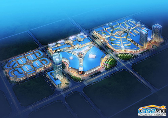 億豐世貿(mào)項目整體鳥瞰效果圖