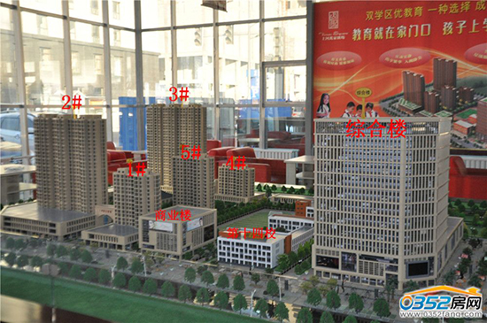 上河萬家廣場項目沙盤實景圖