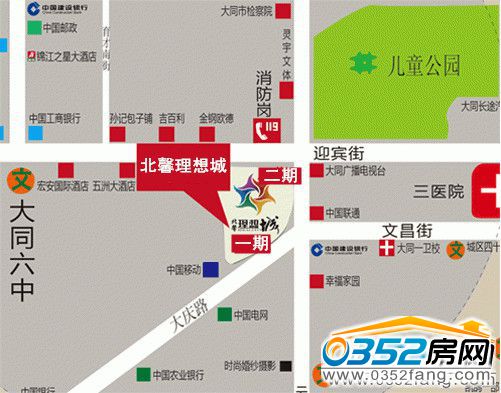 北馨理想城區位圖