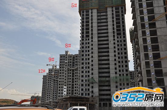 �|�����ǡ�������5#���νY���cʩ�����Oͬ�������16�ӣ�8#��9#�≦���،��ѽ���ɣ�12#�≦���،����깤