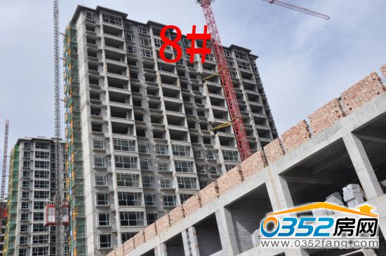 和匯百合灣8號樓工程進度實景圖 和匯百合灣8號樓工程進度實景圖