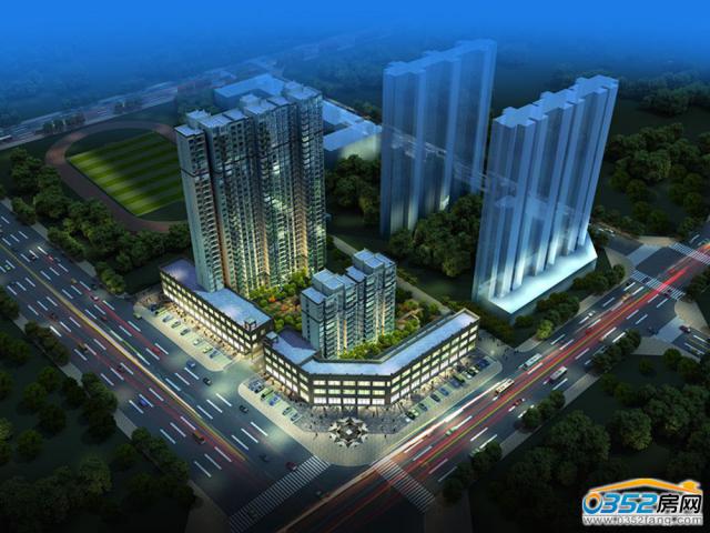 盛世名都夜景效果圖