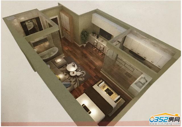 御河灣二期公寓3D效果圖