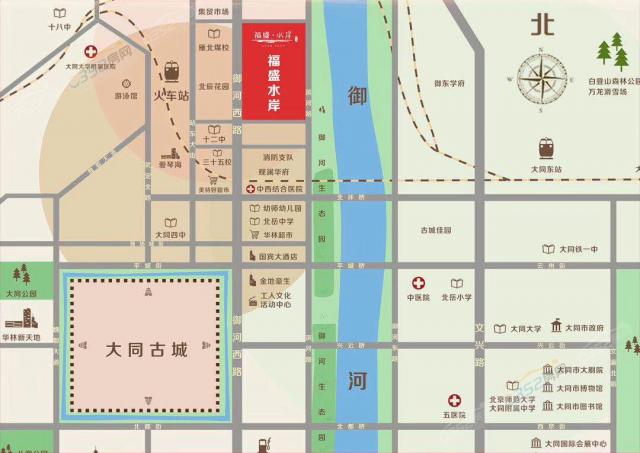 福盛水岸區位圖