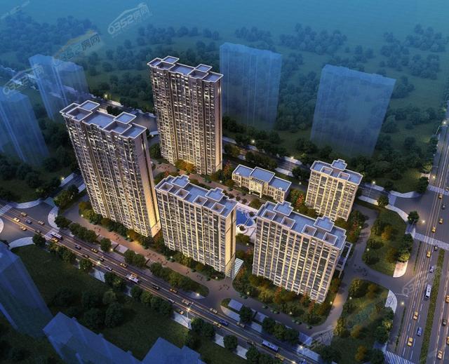 夜景鳥瞰效果圖