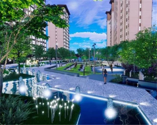 下沉廣場效果圖