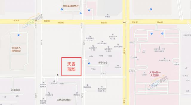 天香藍郡區位圖