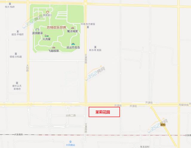 茉莉花園區(qū)位圖