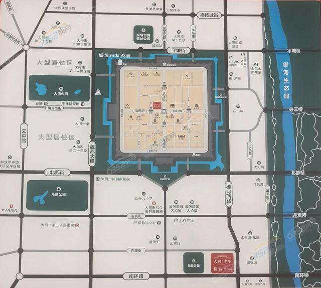 龍泉御府區(qū)位圖