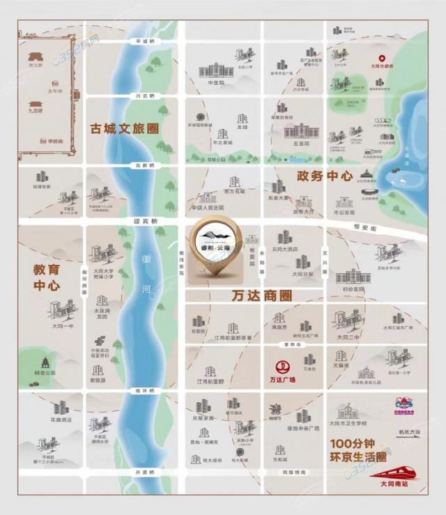 睿和云端區位圖